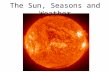 The Sun, Seasons and Weather. understand that energy from the Sun is the primary driver of weather on Earth. describe the revolution and tilt of Earth’s.