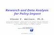 Www.healthpolicy.ucla.edu Research and Data Analysis for Policy Impact Steven P. Wallace, Ph.D. Associate Director, UCLA Center for Health Policy Research.