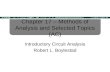 Chapter 17 – Methods of Analysis and Selected Topics (AC) Introductory Circuit Analysis Robert L. Boylestad.