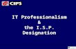 “Canada’s Association of Information Technology (IT) Professionals.” IT Professionalism & the I.S.P. Designation.