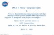Http://pbma.nasa.gov H Hartt / D Vecellio April 3, 2005 1 NASA / Navy Cooperation & Process Based Mission Assurance Knowledge Management System (PBMA-KMS.