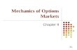 9.1 Mechanics of Options Markets Chapter 9. 9.2 Types of Options A call is an option to buy A put is an option to sell A European option can be exercised.