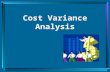 Cost Variance Analysis Definitions STANDARD COSTS – are predetermined or target unit costs of production which should be attained under efficient conditions.