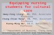 Equipping nursing students for cultural care Hwey-Fang Liang a, RN, PhD, Associate Professor Chang-Chiao Hung b, RN, PhD, Assistant Professor Kuang-Ming.