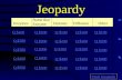 Jeopardy Enzymes Name that Enzyme OsmosisDiffusionOther Q $100 Q $200 Q $300 Q $400 Q $500 Q $100 Q $200 Q $300 Q $400 Q $500 Final Jeopardy.