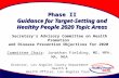 Phase II Guidance for Target-Setting and Healthy People 2020 Topic Areas Secretary’s Advisory Committee on Health Promotion and Disease Prevention Objectives.