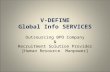 V-DEFINE Global Info SERVICES Outsourcing BPO Company & Recruitment Solution Provider [Human Resource. Manpower]