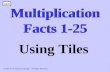 Multiplication Facts 1-25 Multiplication Facts 1-25 Using Tiles next © Math As A Second Language All Rights Reserved.