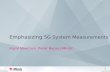 1 Emphasizing 5G System Measurements Ingrid Moerman, Pieter Becue (iMinds)