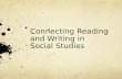 Connecting Reading and Writing in Social Studies.