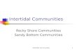 Intertidal Communities1 Rocky Shore Communities Sandy Bottom Communities.