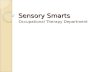 Sensory Smarts Occupational Therapy Department. The Seven Senses Visual Olfactory Gustatory Auditory Tactile Propriopection Vestibular.