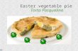 Easter vegetable pie Torta Pasqualina. Why “Pasqualina” pie? This pie has extremely ancient origins (it existed in 1400), and it is a famous typical dish.