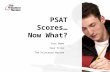 PSAT Scores… Now What? Your Name Your Title The Princeton Review.