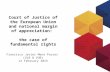 Court of Justice of the European Union and national margin of appreciation: the case of fundamental rights Francisco Javier Mena Parras (ULB & VUB) 12.