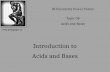Introduction to Acids and Bases IB Chemistry Power Points Topic 08 Acids and Bases .