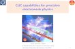 CLIC capabilities for precision electroweak physics Lucie Linssen, CERN on behalf of the CLIC detector and physics study Lucie Linssen, EWprecision, BNL-Snowmass,