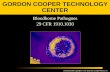 11006115/0006 Copyright  Business & Legal Reports, Inc. GORDON COOPER TECHNOLOGY CENTER Bloodborne Pathognes 29 CFR 1910.1030.
