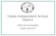Ysleta Independent School District 2004 Accountability State and AYP.