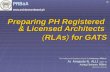 Preparing PH Registered & Licensed Architects (RLAs) for GATS The Professional Regulatory Board of Architecture ( PRBoA ) Ar Armando N. ALLÍ, apec ar Ar.