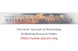 Electronic Journals of Meteorology Publishing Research Online .