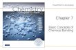 PowerPoint to accompany Chapter 7 Basic Concepts of Chemical Bonding.