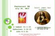 Pentecost 9B July 26, 2015 2 Samuel 11:1-15 Ephesians 3:14-21 John 6:1-21 Saint James bar Zebedee St. John’s Episcopal Church, Centreville VA Adult Lectionary.