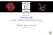 MEDG421 MediaWiki Create & Edit a Wiki Concept Page Wyeth Wasserman 2012 01 12.