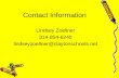 Contact Information Lindsey Zoellner 314-854-6240 lindseyzoellner@