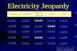 Electricity Jeopardy Circuits 1 Circuits 2 Electric Current OhmExtra Q $100 Q $200 Q $300 Q $400 Q $500 Q $100 Q $200 Q $300 Q $400 Q $500 Final Jeopardy.