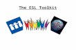 The ESL Toolkit. Picture Rules Dictionary ImagesPicture RulesDictionaryImages Sentence StartersSentence Starters Talk to other teachers f Role Models.