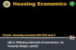LEC 5 : Effecting elements of economics for housing design ( part2) L5 FALL 2012.