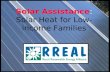 Solar Assistance: Solar Heat for Low-income Families.