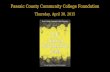 Passaic County Community College Foundation Thursday, April 30, 2015.