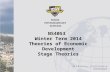 NS4053 Winter Term 2014 Theories of Economic Development Stage Theories.