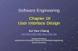 Software Engineering Chapter 16 User Interface Design Ku-Yaw Chang canseco@mail.dyu.edu.tw Assistant Professor Department of Computer Science and Information.