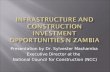 Presentation by Dr. Sylvester Mashamba Executive Director at the National Council for Construction (NCC)