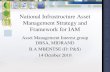 National Infrastructure Asset Management Strategy and Framework for IAM Asset Management Interest group DBSA, MIDRAND B.A MBENTSE (D: P&S) 14 October 2010.