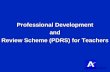 Professional Development and Review Scheme (PDRS) for Teachers Aberdeenshire Council.