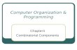 Computer Organization & Programming Chapter4 Combinatorial Components.