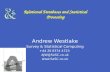 Relational Databases and Statistical Processing Andrew Westlake Survey & Statistical Computing +44 20 8374 4723 AJW@SaSC.co.uk .