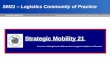 Strategic Mobility 21 Focused on Making Decision Relevant Data A Logistics Multiplier in All Domains Strategic Mobility 21 Focused on Making Decision Relevant.