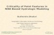 1 Criticality of Point Features in NHD-Based Hydrologic Modeling Budhendra Bhaduri Geographic Information Science & Technology Oak Ridge National Laboratory.