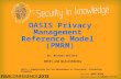 Session ID: Session Classification: Dr. Michael Willett OASIS and WillettWorks DSP-R35A General Interest OASIS Privacy Management Reference Model (PMRM)