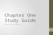 Chapter One Study Guide Check your answers!. Anno Domini The year of our lord.