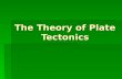 The Theory of Plate Tectonics. Plate Tectonics Power Point Unit B: The Dynamic Earth   Learning Target: 4b) Compare and contrast (movement, location,