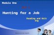 Advanced Career English Reading and Writing Module One.