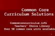 Common Core Curriculum Solutions Common Core Curriculum Solutions Commomcorecurriculum.info Commomcorecurriculum.info Teachers’ Choice Library Teachers’