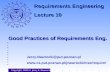 Good Practices of Requirements Eng. Copyright, 2000 © Jerzy R. Nawrocki Jerzy.Nawrocki@put.poznan.pl  Requirements.