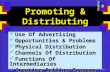 8-1 Promoting & Distributing Use Of Advertising Use Of Advertising Opportunities & Problems Opportunities & Problems Physical Distribution Physical Distribution.